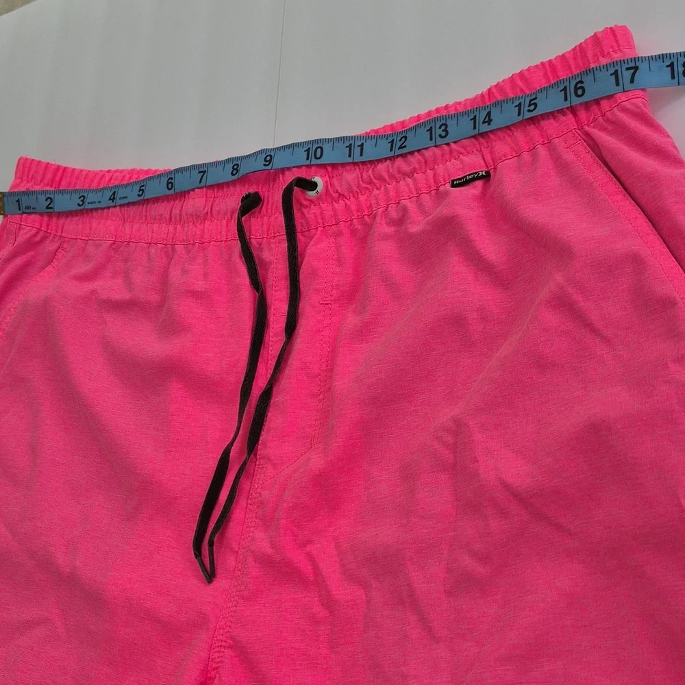 Hurley Celsius Promo Peach Vibe Bright Pink Edition Swim Shorts Swimsuit Men's L